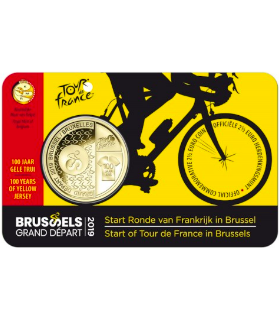 Muntkaart 2,50 Euro Vlaams België 2019 -Tour de France € 12,75
