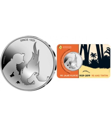 5 Euro Belgien 2019 - 90 Jahre Tim und Struppi  16,95 €