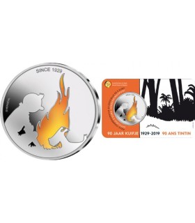 5 euro Kleur België 2019 - 90 jaar Kuifje en Bobbie €22,95