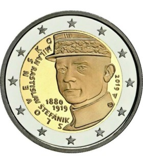 2 Euro Slovacchia 2019 - Milan Rastislav Štefánik  5,39 €