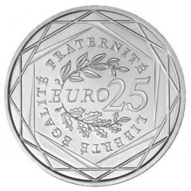 25 Euro Argent 2009 - Auteur: Atelier de Gravure Poids: 18 gr 0,63 oz Diamètre: 33 mm 1,30 inch Tirage: 250 000 Métal: Arg