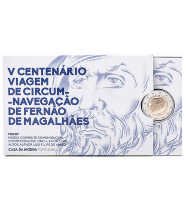 2 Euro Portugal 2019 BE - 500 years of Magellan's circumnavigation of the globe  39,95 €