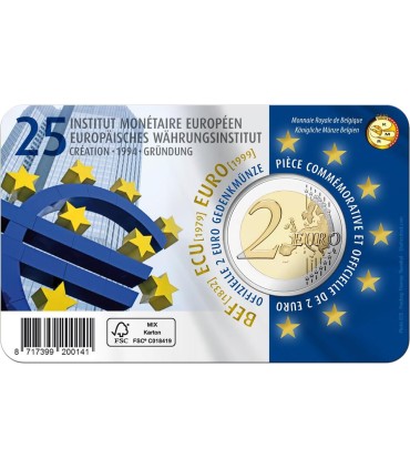 Coincard 2 Euro Belgio 2019 - 25 anni dell'Istituto Monetario Europeo  11,89 €