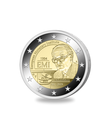 2 Euro Bélgica 2019 BE - 25 anos do Instituto Monetário Europeu € 31,95