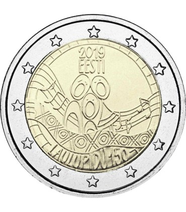 Munt 2 Euro Estland 2019 - 150ste verjaardag van het zangfestival €19.49