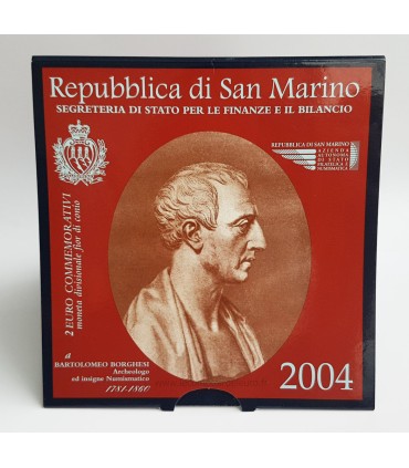 2 EURO SAINT MARIN 2004 Borghesi 194,95 €