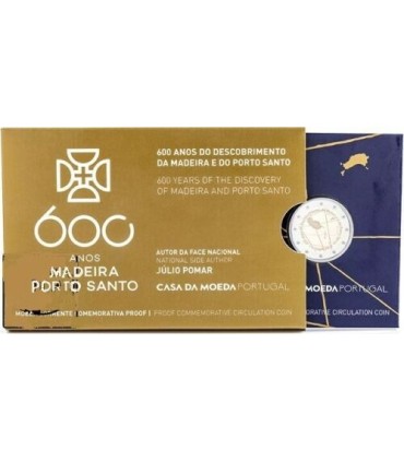 2 Euro Portugal 2019 BE - 600 Jahre Entdeckung der Insel Madeira  19,95 €