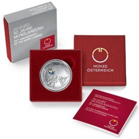20 Euro Austria 2019 - 50 years of the 1st Alunissage