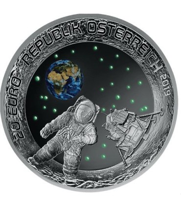 20 Euro Austria 2019 - 50th anniversary of the 1st lunar landing  94,99 €