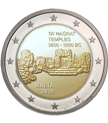 2 Euro Malta 2019 - Tempio di Ta'hagrat  5,89 €