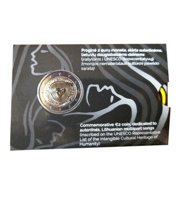 Coincard 2 Euro Lithuania 2019 - Les Sutatinés  19,99 €