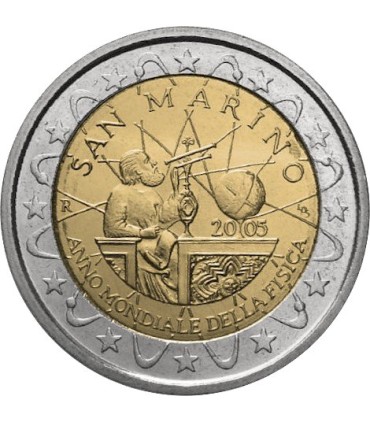 2 EURO SAINT MARIN 2005 Year of Physics  174,95 €