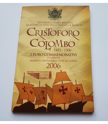 2 EURO SAINT MARIN 2006 Christophe Colomb € 129.95