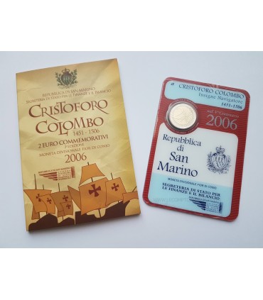 2 EURO SAINT MARIN 2006 Christophe Colomb € 129,95