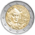 2 EURO SAINT MARIN 2006 Christophe Colomb - Saint Marin 2006 - 2 € - " Christophe Colomb "   Dessin commémoratif : 500e annive