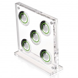 Plexiglass cases for 5 x 5 euro Germany