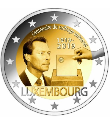 2 Euro Luxemburg 2019 - Algemeen kiesrecht €4.89