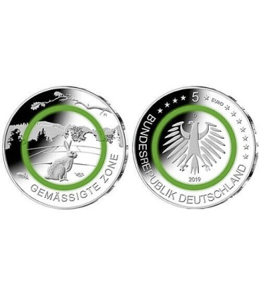 5 x 5 Euro Duitsland 2019 - A,D,F,G,J €44,99