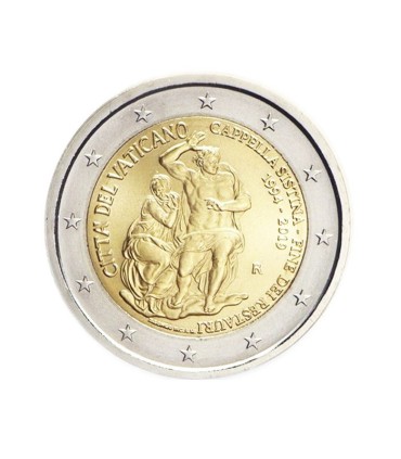 2 Euro Vatikan 2019 - Restaurierung der Sixtinischen Kapelle.  45,95 €