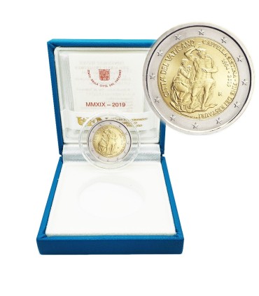 2 Euro Vaticano 2019 BE - Restauração da Capela Sistina. 82,99 euros