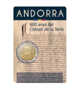 2 Euro Andorra 2019 - 600 jaar Aardse Raad €57,89