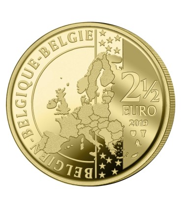 Muntkaart Vlaams 2,50 Euro België 2019 - Manneken Pis € 11,75