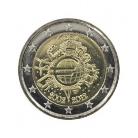 2€ "10 ans de l'euro " Belgique 2012 - 1