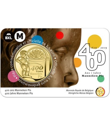 Moneta 2,50 Euro Belgio 2019 - Manneken Pis  11,75 €