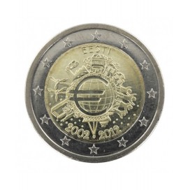 2€ "10 ans de l'euro " Estonie 2012