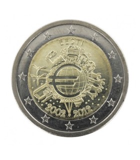 2 Euro Estónia 2012 - "10 anos do euro" €7,49