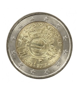 2 Euro Francia 2012 - "10 años del euro" 6,95 euros