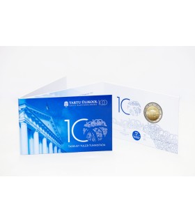 Coincard 2 Euro Estónia 2019 - 100 anos da Universidade de Tartu 17,99