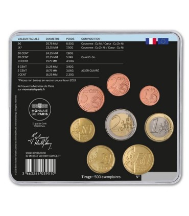 Miniset BU Frankrijk Johnny Hallyday Gitaar € 115,00