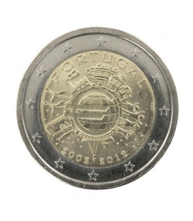2 Euro Portugal 2012 - "10 jaar euro" € 8,98