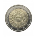 2 Euro "10 ans de l'euro " Portugal 2012 -   Thème: 2 € commémorative 10 Ans de l'Euro Portugal 2012.    Tirage : 500 000  exemp