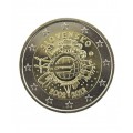 2 Euro "10 ans de l'euro " Slovaquie 2012 -   Thème: 2 € commémorative 10 Ans de l'Euro Slovaquie 2012.    Tirage : 1 000 000 ex
