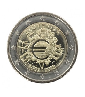 2 Euro Eslovenia 2012 - "10 años del euro" 6,98 euros