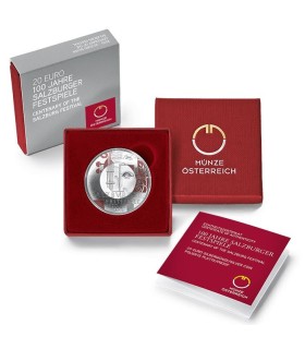 20 Euro Austria 2020 - Festival di Salisburgo  84,99 €