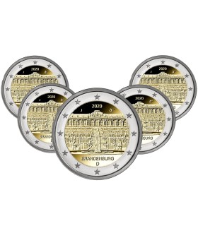 5 x 2 euro Germania 2020 - Palazzo Sanssouci  19,95 €