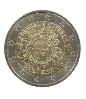 2 Euro Austria 2012 - "10 años del euro" 4,99 euros