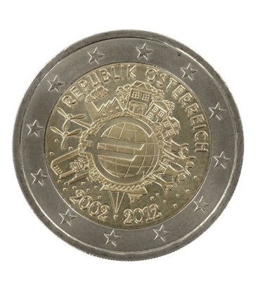 2 Euro Austria 2012 - "10 anni di euro  4,99 €