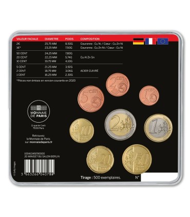 BU Francia 2020 Fiera mondiale del denaro  69,95 €