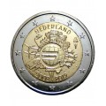 2 Euro "10 ans de l'euro "Pays Bas 2012 -   Thème: 2 € commémorative 10 Ans de l'Euro Pays-Bas 2012.    Tirage : 5 500 000 exemp
