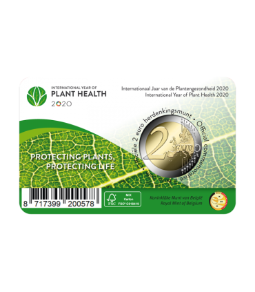 Coincard 2 Euro Bélgica 2020 €12,95