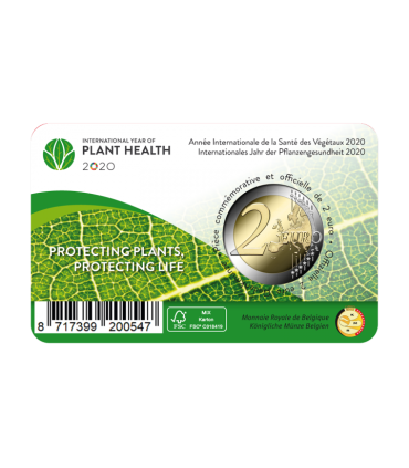 Muntkaart Vlaams 2 Euro België 2020 €12,95