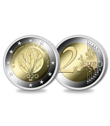 2 Euro Bélgica 2020 UNC Fitossanidade € 12,95