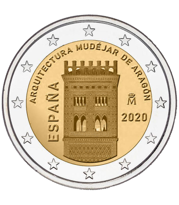 2 Euro Spanje 2020 - San Salvador Toren €4.10