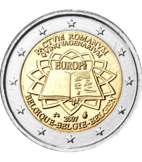 2 Euro België 2007 Verdrag van Rome €8,75