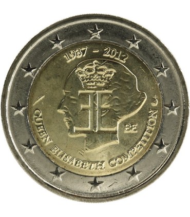 2 Euro Bélgica 2012 Rainha Elisabeth € 4,95
