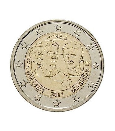 2 Euro Bélgica 2011 Día de la Mujer € 5.49